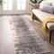 World Rug Gallery Distressed Abstract Non Shedding Soft Area Rug 2' x 7' Gray 390GRAY2x7 - alternate 1